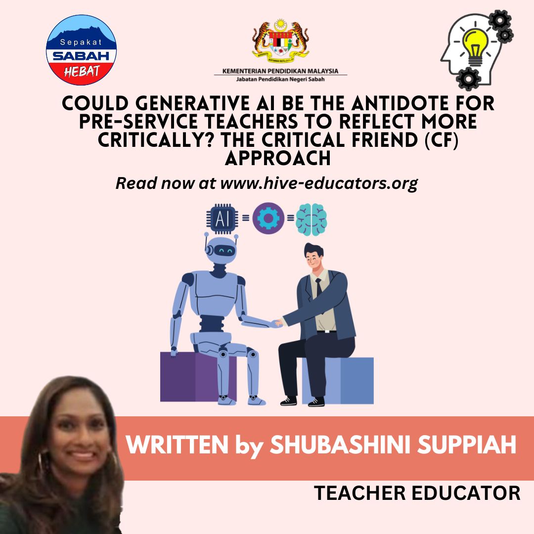 Could generative AI be the antidote for pre-service teachers to reflect more critically? The Critical Friend (CF) Approach